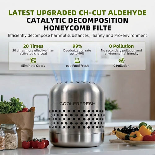 CoolerFresh – Fridge Odor & Bacteria Purifier